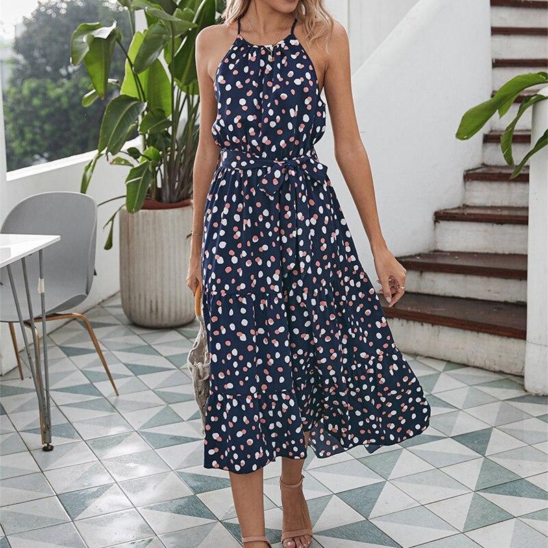 Vacation style big dress