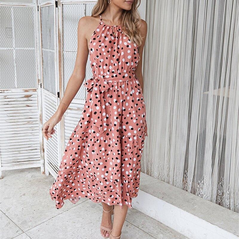 Vacation style big dress