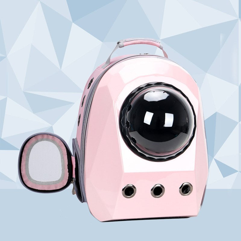 Cat Carrier Bags Breathable Pet Carriers Dog Cat Backpack Travel Space Capsule Cage Pet Transport Bag Carrying Portable Outdoor