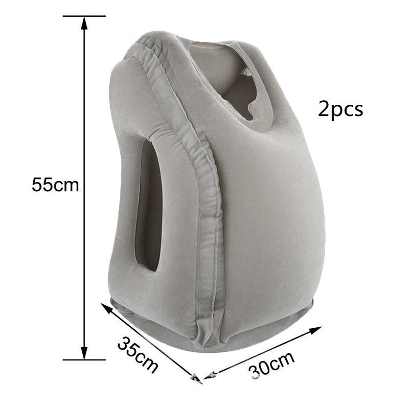 Inflatable Cushion Travel The Most Diverse Innovative For Traveling Pillows Neck Chin Head Support