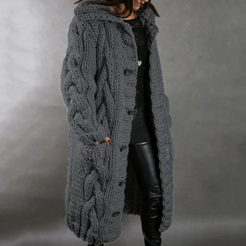 Cable Knit Coat