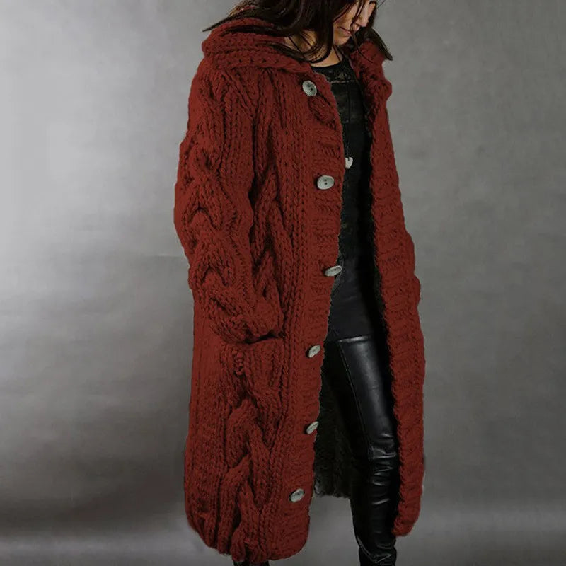 Cable Knit Coat