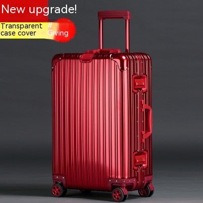 Aluminum Magnesium Alloy Luggage Large Capacity Trolley Case