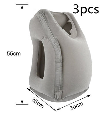 Inflatable Cushion Travel The Most Diverse Innovative For Traveling Pillows Neck Chin Head Support