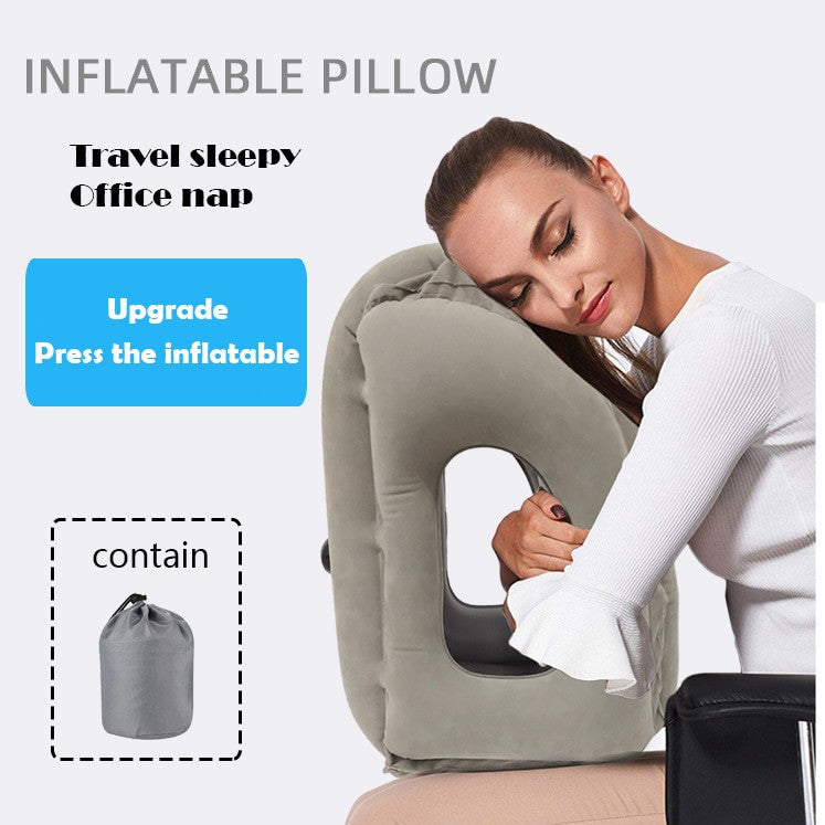 Inflatable Cushion Travel The Most Diverse Innovative For Traveling Pillows Neck Chin Head Support